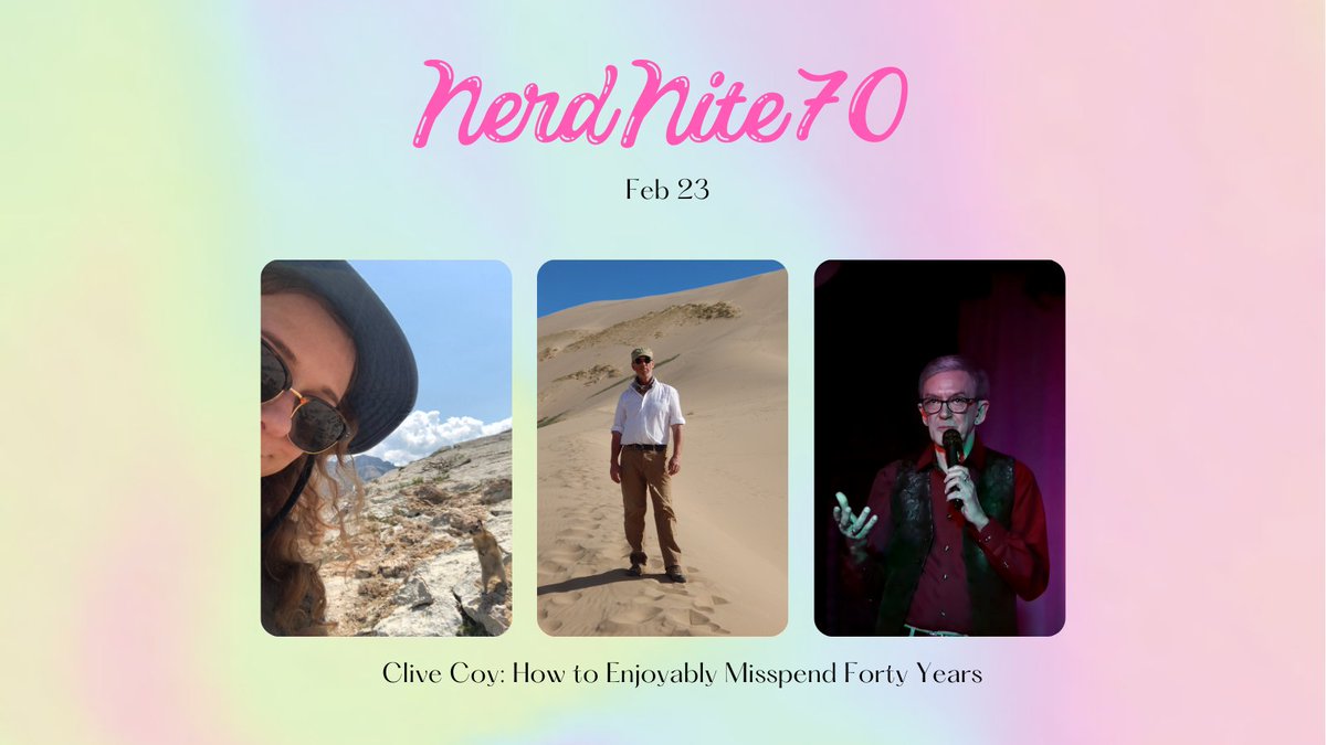 Nerd Nite Yeg (@nerdniteyeg) on Twitter photo We're back! Get your tickets now for #nerdnite 70 on Feb 23 at the <a href="/edmontonfringe/">Edmonton Fringe</a>!
<a href="/yegqueerhistory/">Rainbow Story Hub | Edmonton Queer History</a> <a href="/ronbyers/">Ron Byers 🌈</a> We're back! Get your tickets now for #nerdnite 70 on Feb 23 at the <a href="/edmontonfringe/">Edmonton Fringe</a>!
<a href="/yegqueerhistory/">Rainbow Story Hub | Edmonton Queer History</a> <a href="/ronbyers/">Ron Byers 🌈</a>