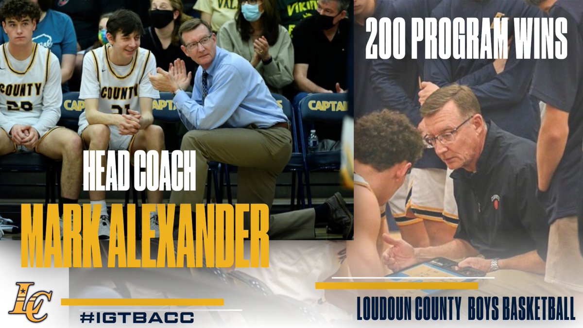 countylchs's tweet photo. Win over HHS tonight makes it 201!  Congrats Coach Alexander! https://t.co/26WTZbpLyH