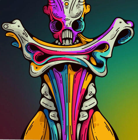 josh7199's tweet photo. #12DaysArtist @waxbones @chriswallace @Ultra_DAO Love the color throughout this! Very clean! https://t.co/QGy7o7vCxQ