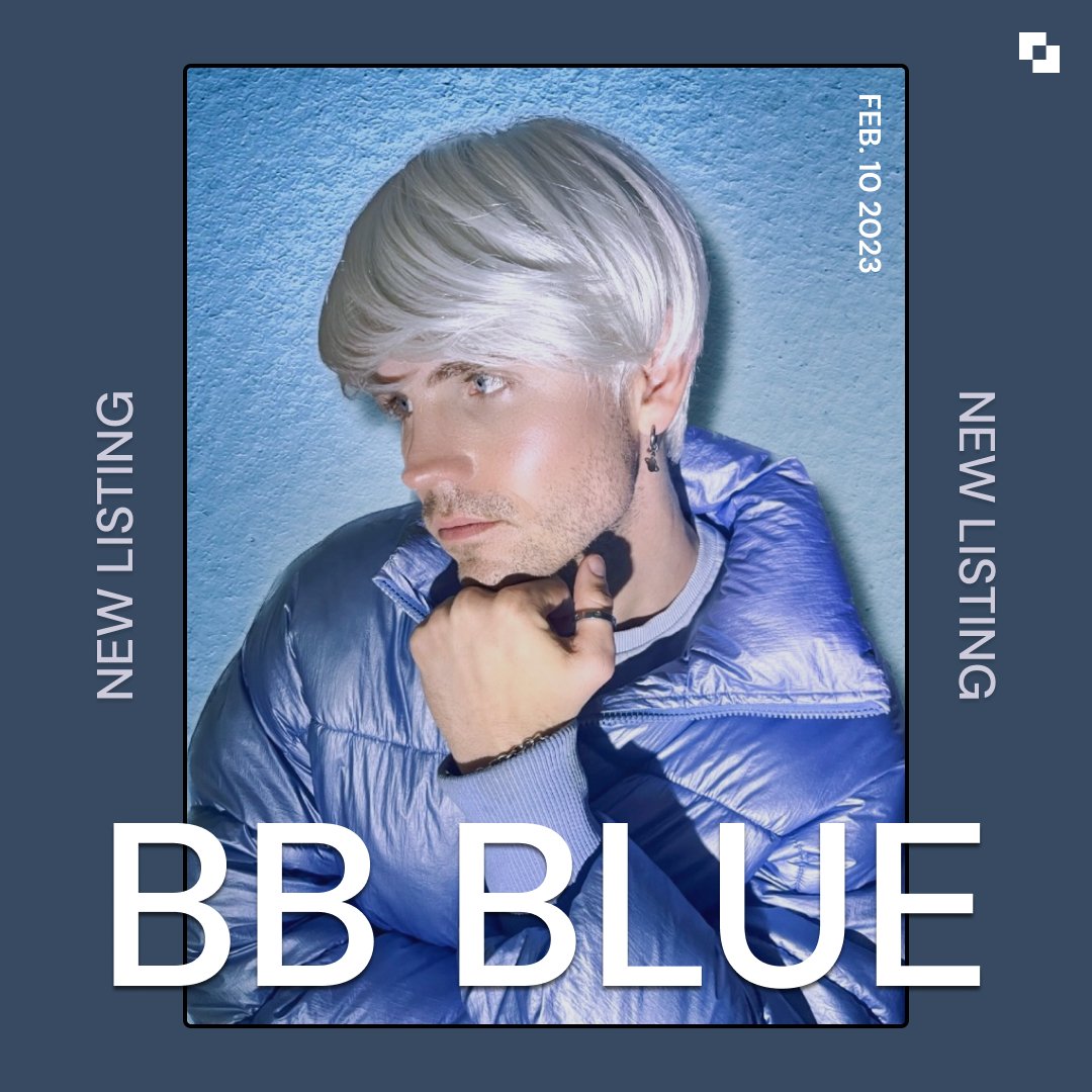 Fringe__Market's tweet photo. 🗣️ NEW LISTING: #bbblue

Enter the Blueniverse with our upcoming drop featuring bb blue! Shares of the pop artist’s highest performing track “MUSE” will be available tomorrow at 1pm PST. Check out the listing now via https://t.co/hcWztuq6Gu 💙 https://t.co/w5mPBbfvS1