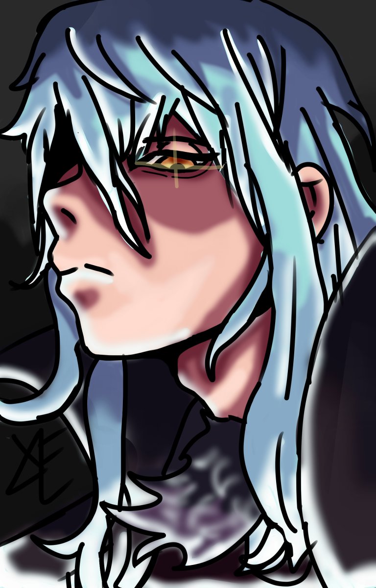aleksickle's tweet photo. i was watching ttigraas for the first time and decided to draw rimuru #Artists #art #ArtistOnTwitter #anime #rimuru #animeartist https://t.co/65Oxd4CtTH
