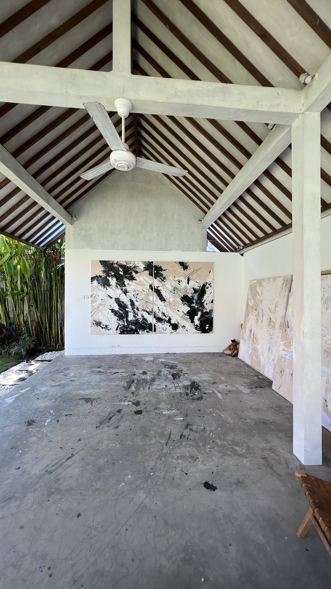 ewa_matyja_'s tweet image. Diptych: “Dream within a dream”
180 x 300 cm
Mixed media on canvas
Heart / Beat Series, 2021
_
_
#studioprocess #artstudio #artistsandtheirdogs #artiststudios #artiststudiospace #newcollection #newpaintings #newartworks #abstractartist