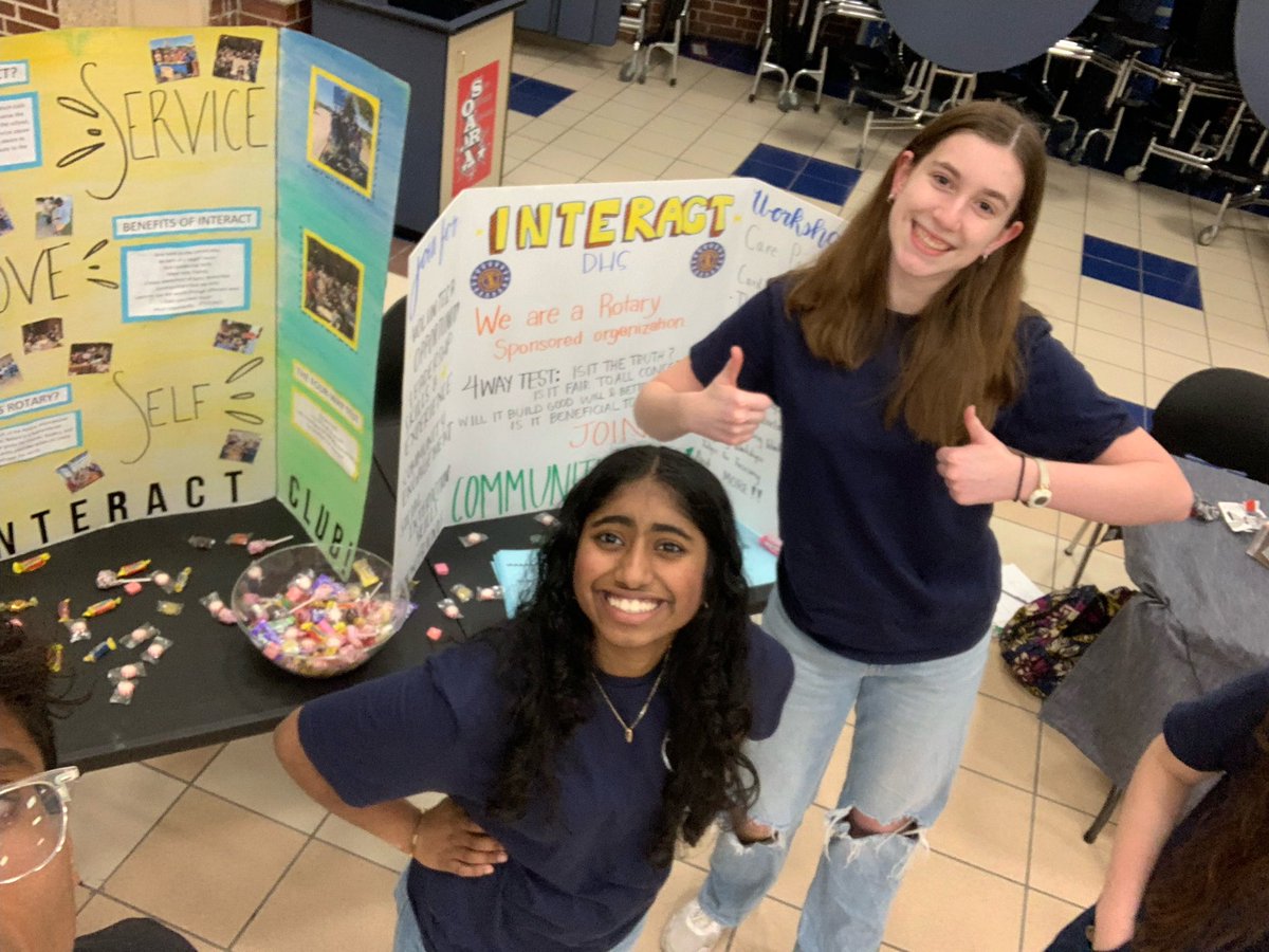 InteractDawson's tweet photo. Thank you so much to everyone who came out to the Electives Fair tonight! We hope to see some familiar faces in the club next year! https://t.co/kC256miKy4