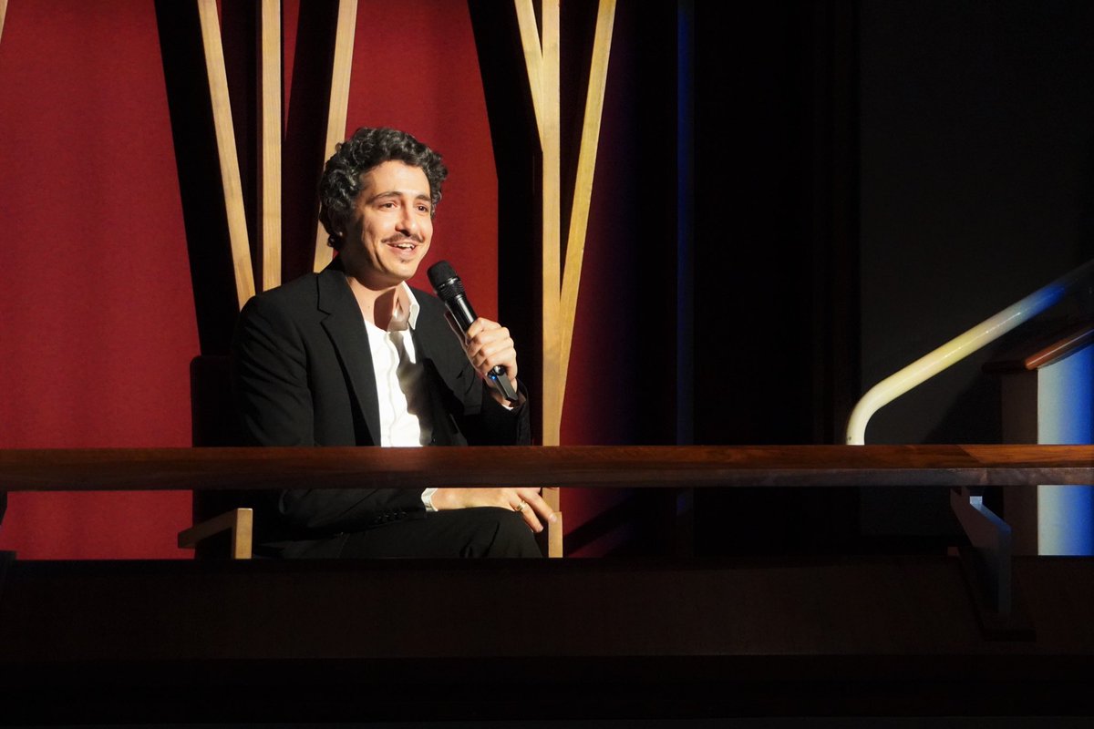 About last night… a huge thank you to Moshe Rosenthal for joining us for our Opening Night presentation of KARAOKE followed by a Q&amp;A with <a href="/HollyFirfer1/">Holly Firfer</a>. The cherry on top was getting to kick off the 2023 festival with AMERICA filmmaker Ofir Raul Graizer. #AJFF