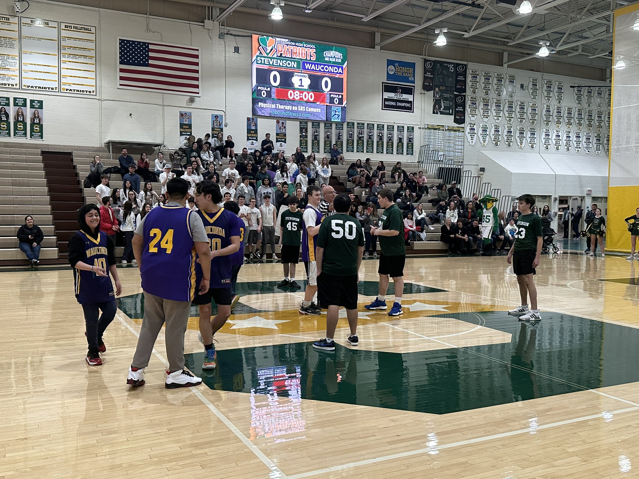 Weymouth, Walpole square off in Unified Basketball game