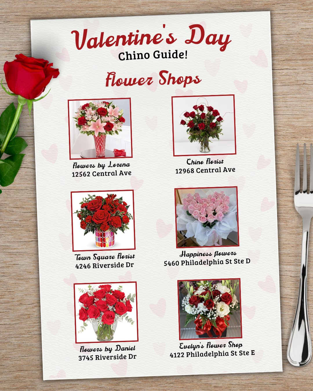 City of Chino on Twitter "💝 Valentine's Day is just around the corner