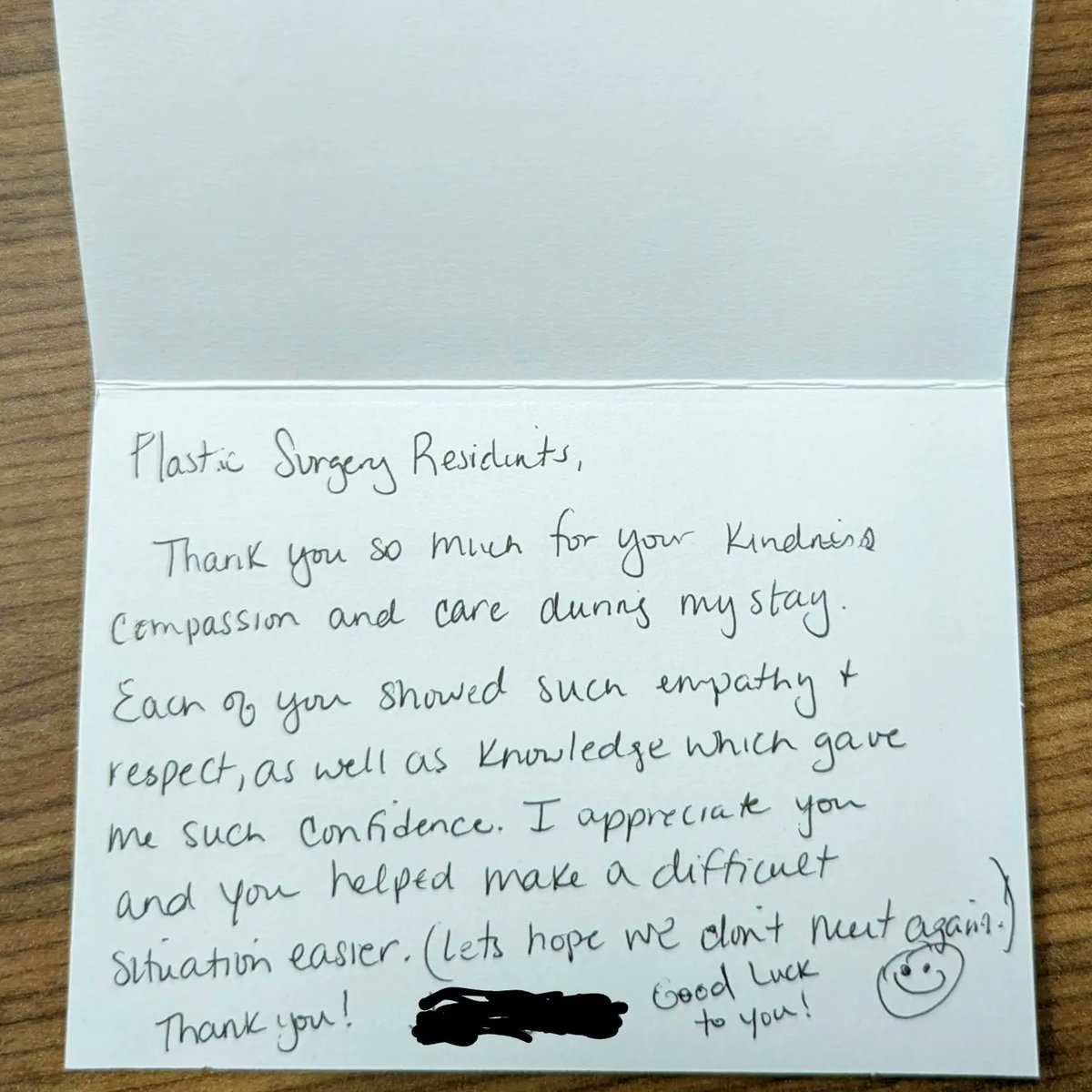Robert George MD (@robertgeorgeprs) on Twitter photo It was really a day brightener to get this card from a patient! Props to <a href="/JakeMarksMD/">Jake Marks MD</a> <a href="/WiscPlasticSurg/">UW Plastic Surgery</a> It was really a day brightener to get this card from a patient! Props to <a href="/JakeMarksMD/">Jake Marks MD</a> <a href="/WiscPlasticSurg/">UW Plastic Surgery</a>