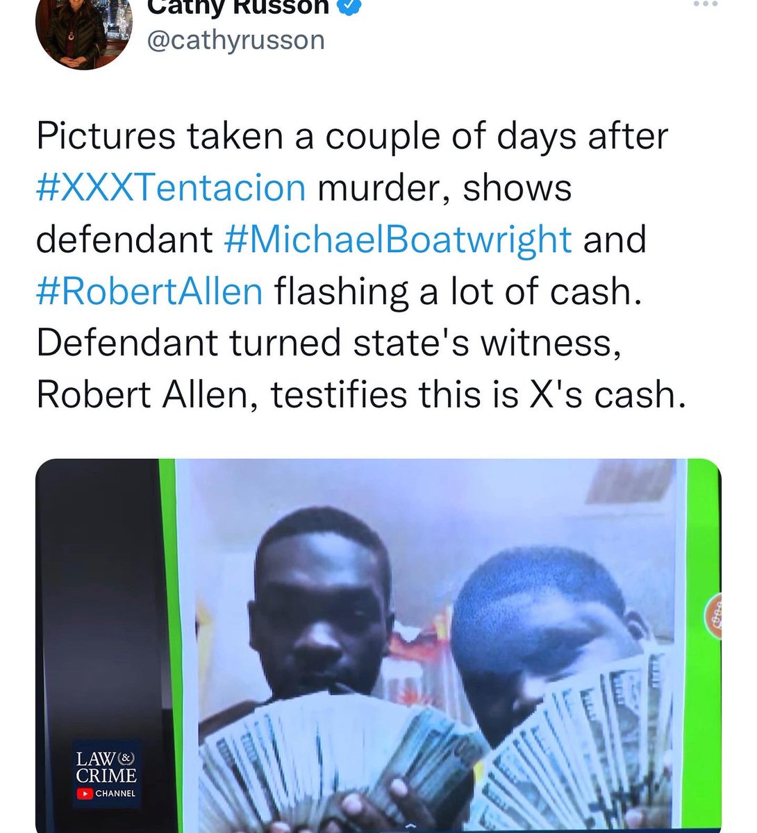 SaycheeseDGTL's tweet photo. XXXTentacion's killers took photos with the money they took from him hours after he was killed https://t.co/gnwT9aeolD