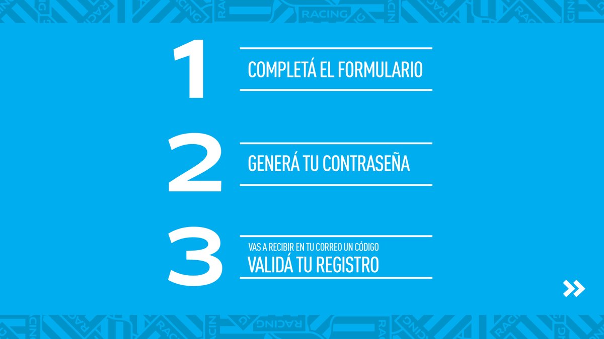 RacingClub's tweet photo. ¡Ya podés registrarte en nuestra nueva plataforma de autogestión!
Un desarrollo propio de Racing para beneficio directo de sus socios y socias, sin intermediarios y sin costos extra💙🤍 📲💻
Es fácil, enterate cómo ⬇️ https://t.co/zWLAQ2rJcJ