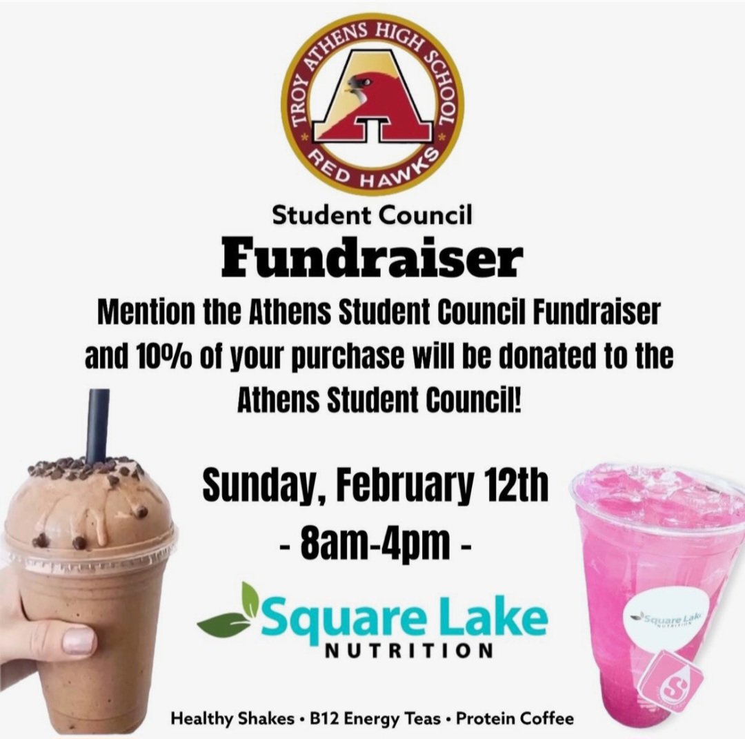 Before the Super Bowl on SUNDAY, treat yourself at Square Lake Nutrition to raise funds for Carol's Angels and Warriors! #AthensCharityWeek2023