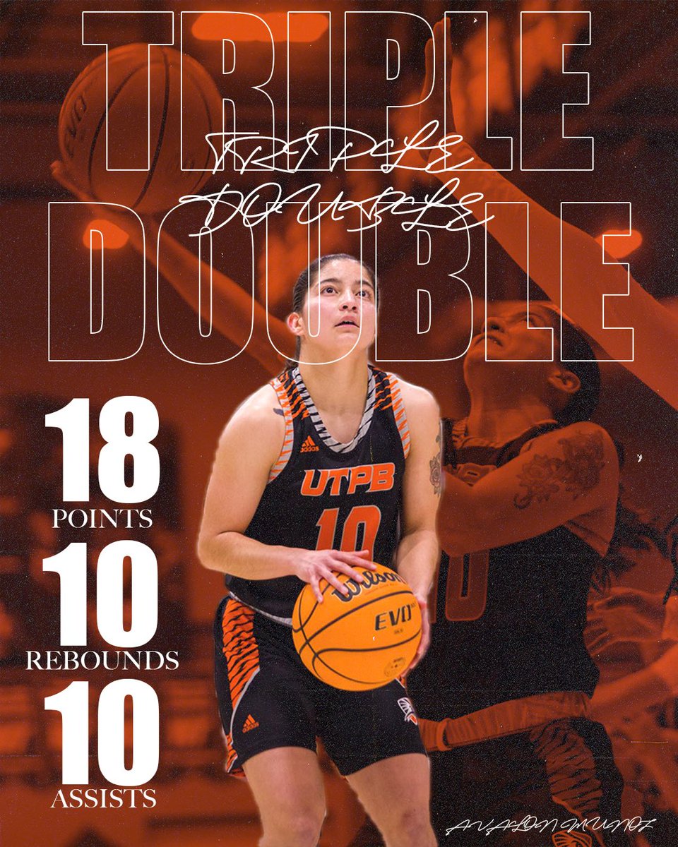 utpbfalcons's tweet photo. @utpb_wbb with the HUGE win over Midwestern State and a HUGE night for @avalonlucero getting the Triple Double. https://t.co/PPt7xw9lYR