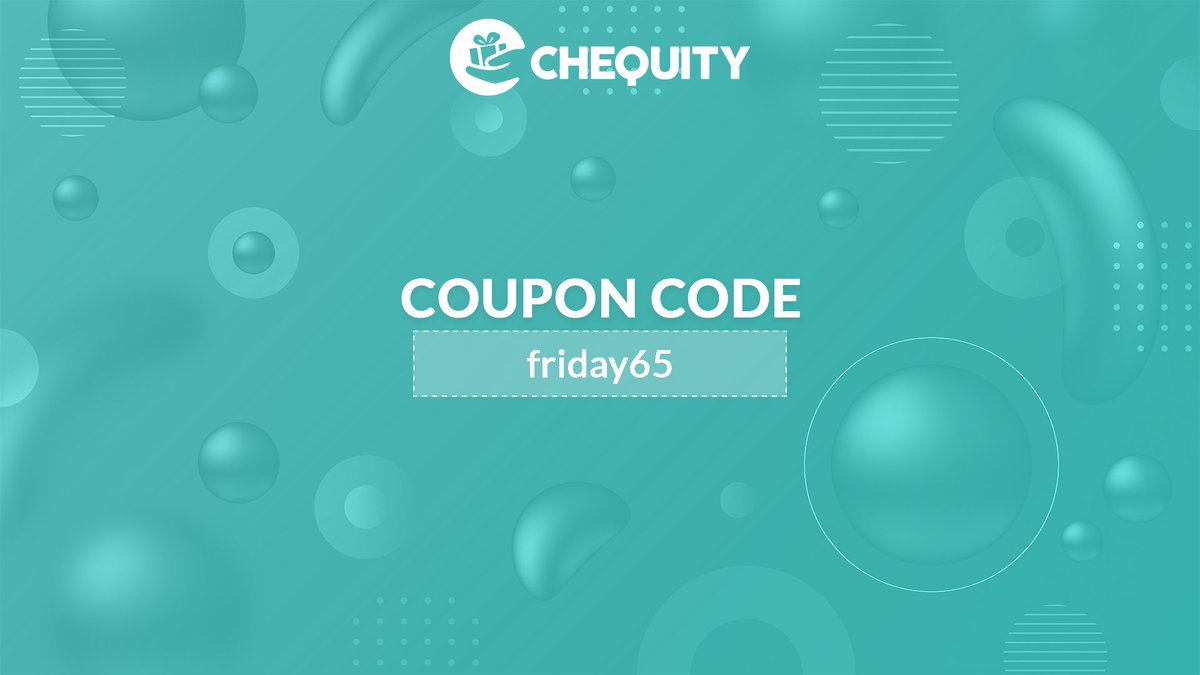 chequityapp's tweet photo. 🎉 Coupon code drop 🎉

🎁 65 points
🔄 100 uses

Redeem coupon at: https://t.co/XJT6MWKAVk https://t.co/O7fwCrz8Qj