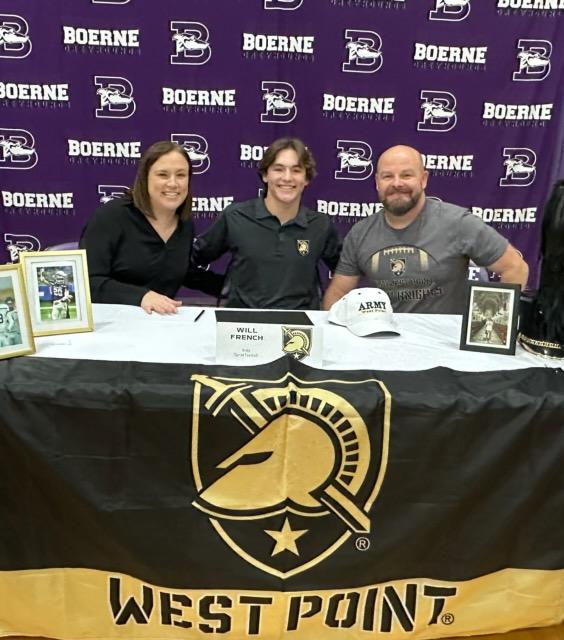 Congratulations to Will French for his acceptance to West Point to play 🏈. Well done, Will!