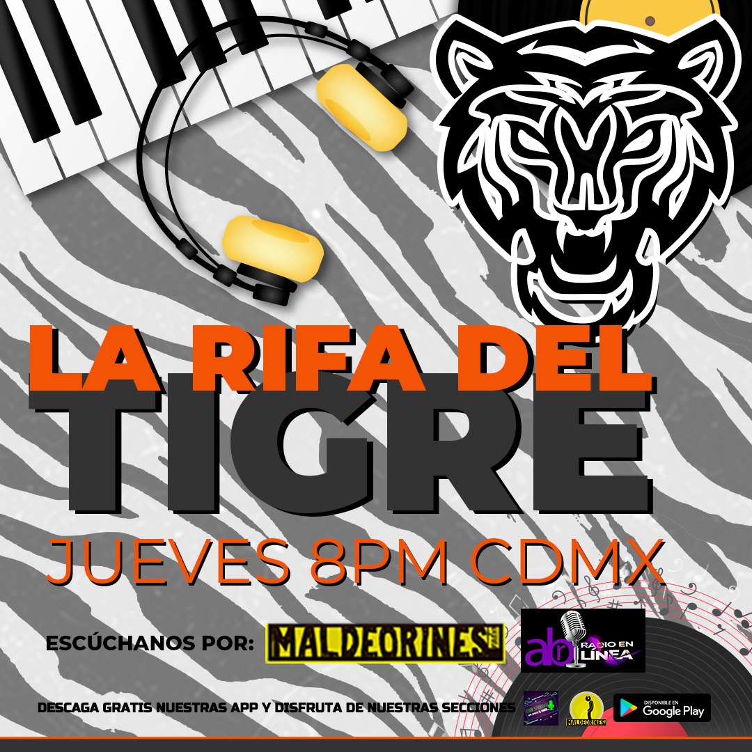 Maldeorines's tweet photo. Ya casi comienza la pendejada, como todos los jueves a las 8 de la noche, La Rifa del Tigre por MaldeOrines Radio:
https://t.co/jSOENm43gb https://t.co/jiXWriGOPv