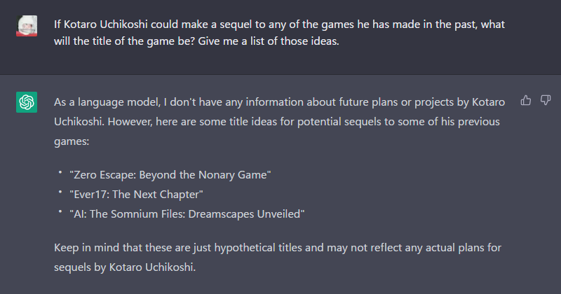 Uchikoshi_Eng's tweet photo. Which one do you expect the most? https://t.co/BIehGHnrmE