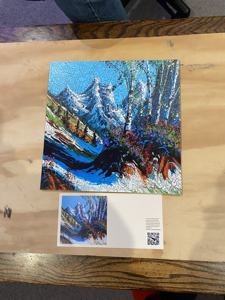 tinlizzee's tweet photo. @paul_dunphy You should try stump craft. A Calgary company that makes wooden puzzles. Expensive but a fun challenge. https://t.co/XrVRUNj13p