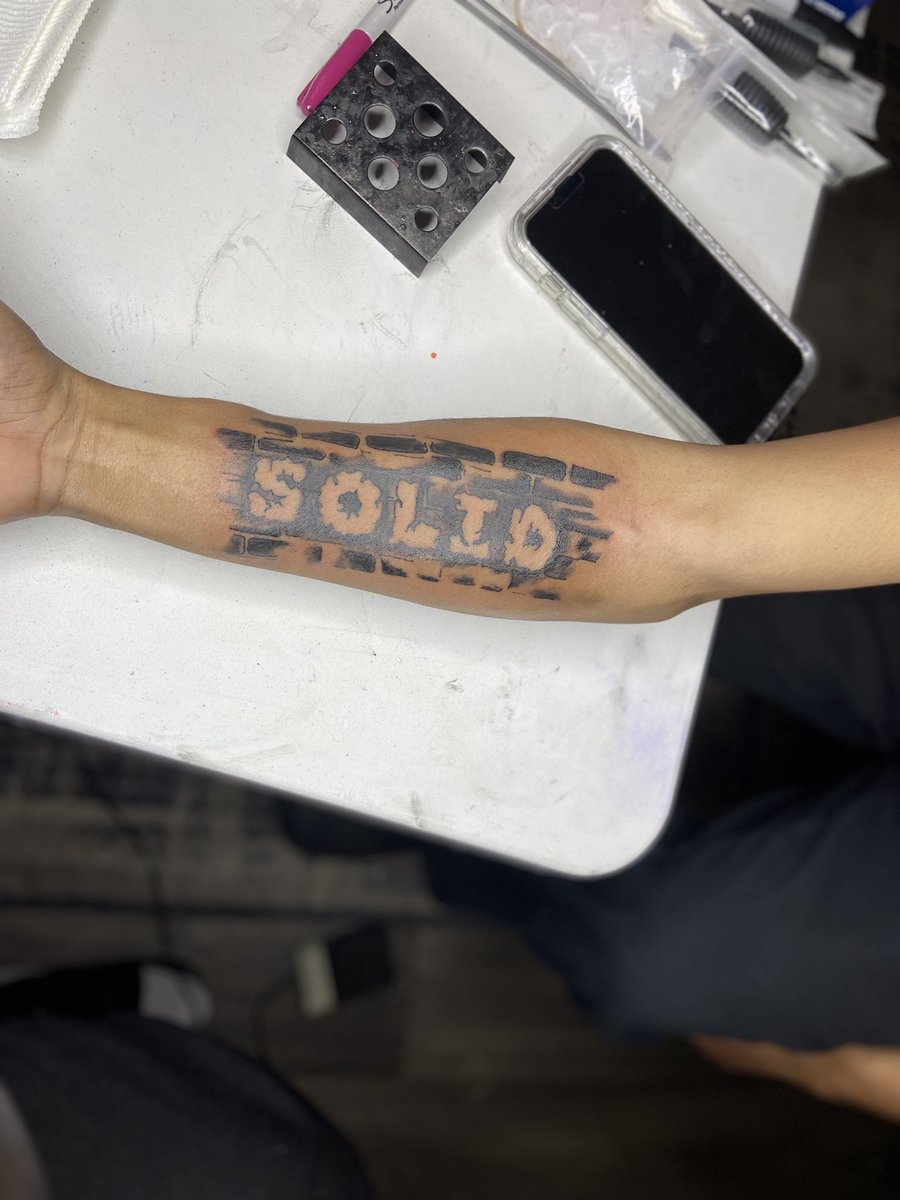Big4Osama's tweet photo. Couple tats from session the other night 🩸🔥📲 book wit me #dmvtattoo #rvafreaks #804tattoo #804freaks #rvaink #rva https://t.co/vuuBtuFos3
