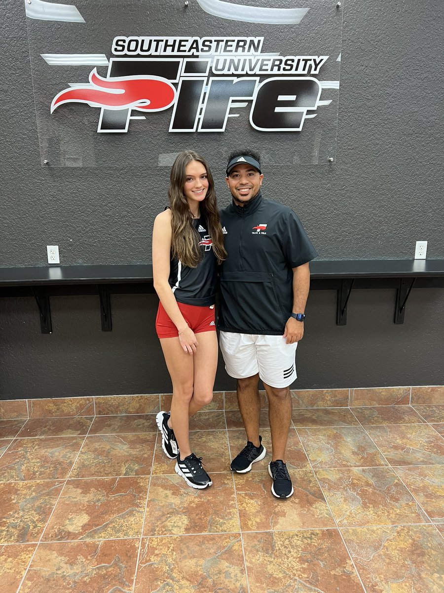 SEUFireTrack's tweet photo. Great visit today with a state runner-up high jumper in the state of Missouri. #FeelTheHeat #FutureFire #FireTF #ClassOf23 ๐๐ฅ๐จ https://t.co/ltppAXXHM3