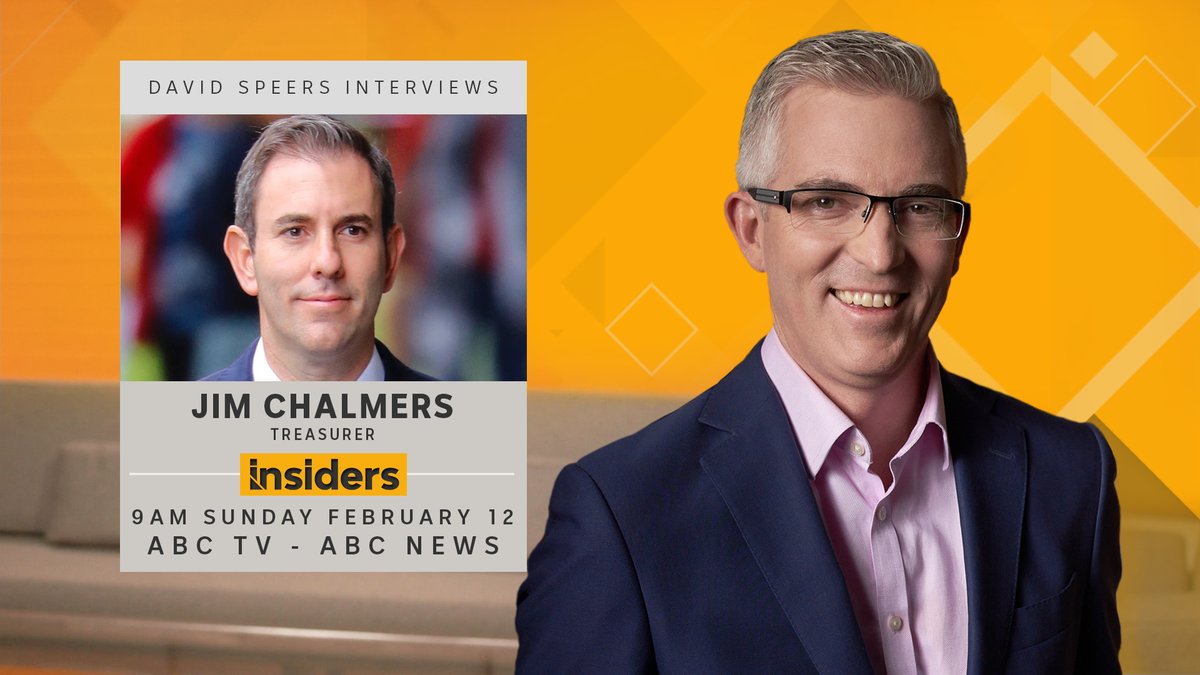 Insiders ABC (@insidersabc) on Twitter photo Coming up on #Insiders with <a href="/David_Speers/">David Speers</a>:
• 🔎Treasurer Jim Chalmers
• 📸 Alex Ellinghausen
• 🛋️ Katharine Murphy, Andrew Probyn, and Phil Coorey
See you at 9am #auspol Coming up on #Insiders with <a href="/David_Speers/">David Speers</a>:
• 🔎Treasurer Jim Chalmers
• 📸 Alex Ellinghausen
• 🛋️ Katharine Murphy, Andrew Probyn, and Phil Coorey
See you at 9am #auspol