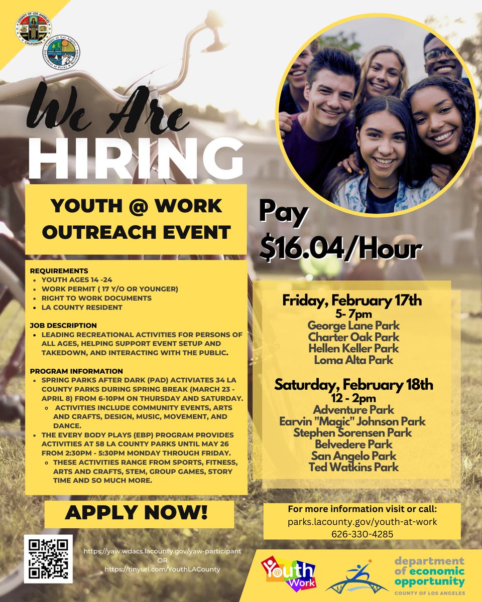 County of Los Angeles DPSS on Twitter "WORK WHERE YOU PLAY! This