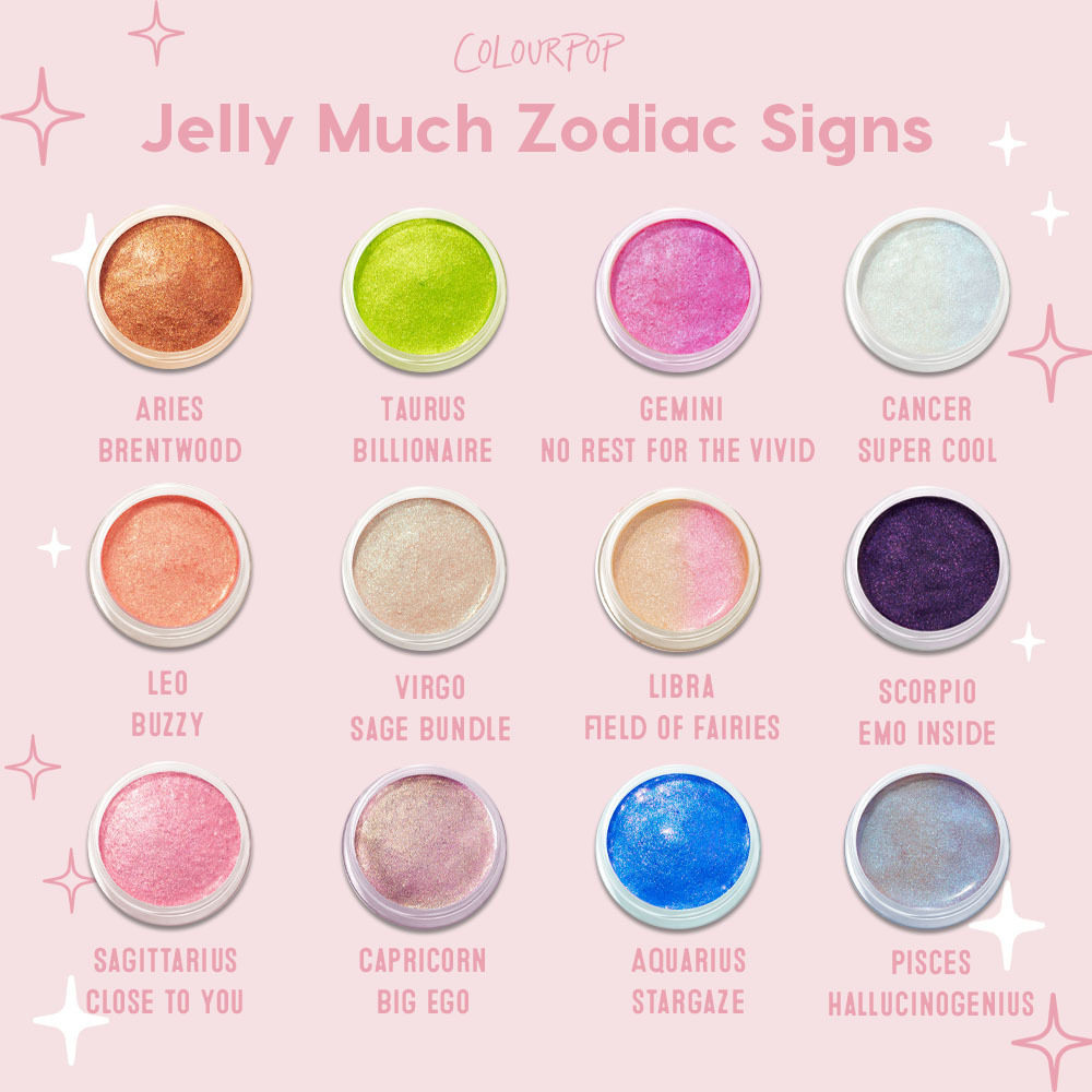 ColourPop Cosmetics on Twitter "our Jelly Much formula, but as zodiac