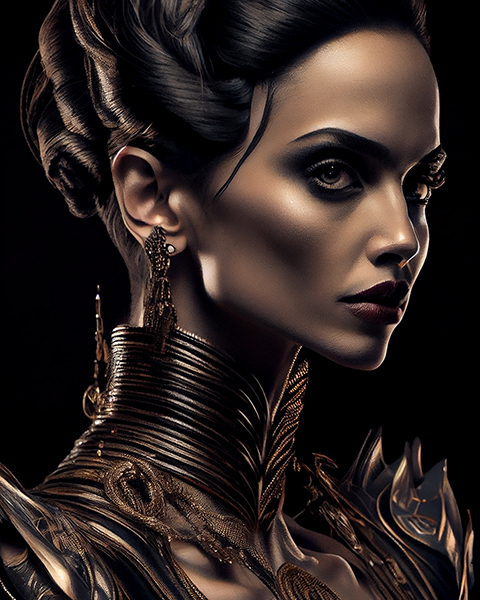 FineArtAI's tweet photo. Like a work of mystery, her dark hair frames her face in perfect enigma. #aiart #midjourneyart #midjourneyai #MidJourney #noire #stablediffusion #dalle2 #instaart #instagood #artgallery #aiartcommunity #nftart #rapunzel #noodles #redaesthetic #darkart #horrorart #digitalill… https://t.co/6cblpGidgC