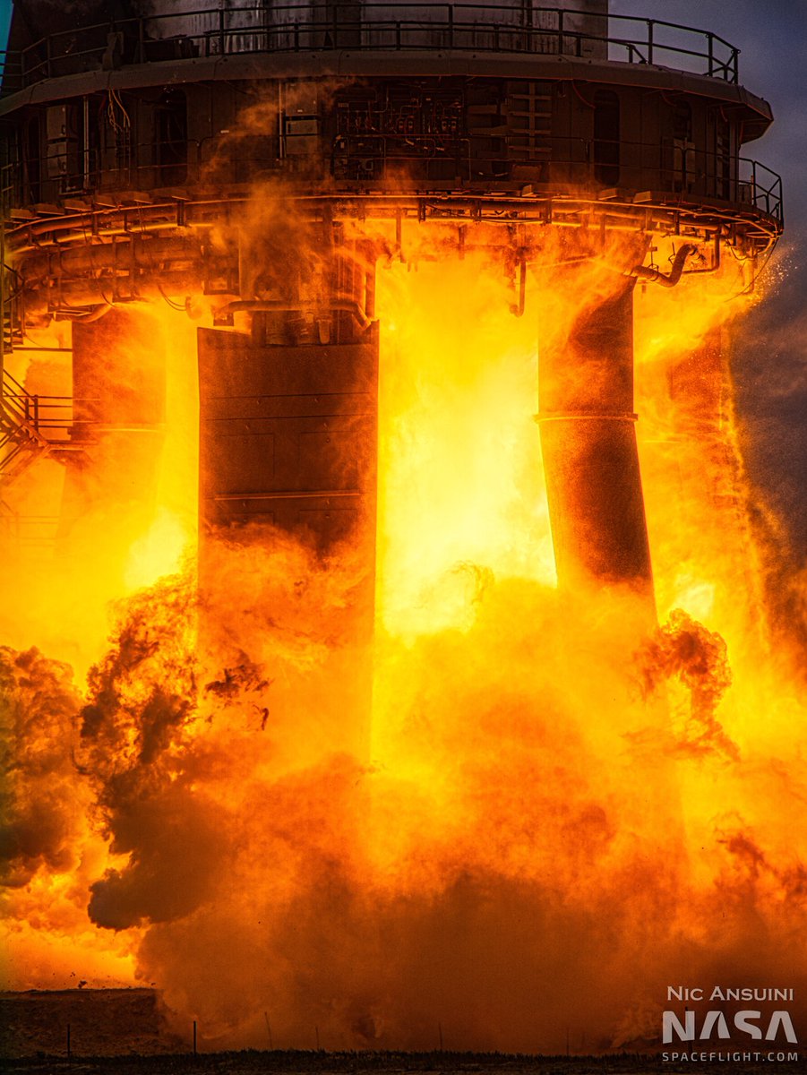 31 flames at ignition 🔥

-<a href="/NASASpaceflight/">NSF - NASASpaceflight.com</a>