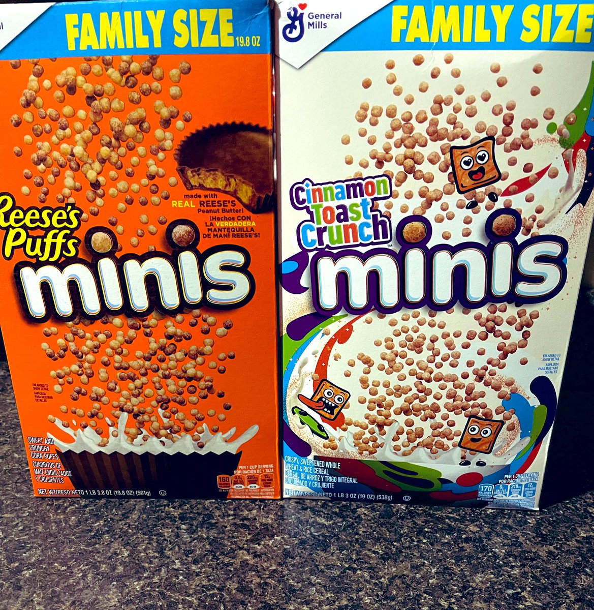 Sparkle1741's tweet image. If you haven’t tried the new Mini Reeses Puffs or the Cinnamon Toast Crunch Cereal you are So So Missing out on something Very DELICIOUS💓 
#MiniCerealsAreAmazing #TryThem
✨✨✨✨✨✨✨✨✨✨✨✨✨