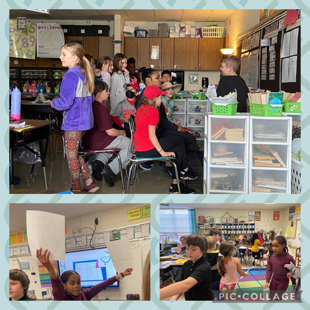MsMason3rd's tweet photo. Ah, never underestimate the power of play. They had the idea to create companies to earn more class money. Goods, services(desk cleaning was popular), entertainment,&amp; a theater today. So many targets learned authentically! Also social skills &amp; confidence ❤️ https://t.co/HK6PPdbWQf