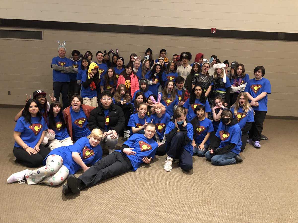 Sem 2 Leadership retreat - students brought me glitter bunny ears - I am honoured- looking forward to working with these all stars this semester #mycentcrew #goyotes