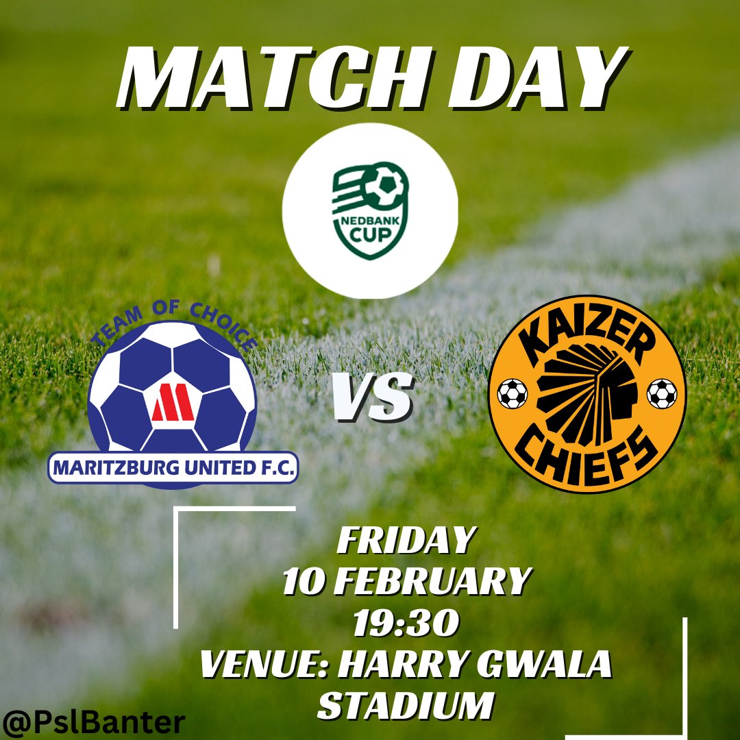❗️❗️❗️The D-day is Here ❗️❗️❗️

TeamofChoice✊  vs  Amakhosi✌️

Who is Going Through to the Next Round❔❔❔

#PslBanter #KeYona #NedbankCup 
#InCaseYouMissedTheBanter
#kaizerchiefs #Amakhosi4Life #Marizburgunited