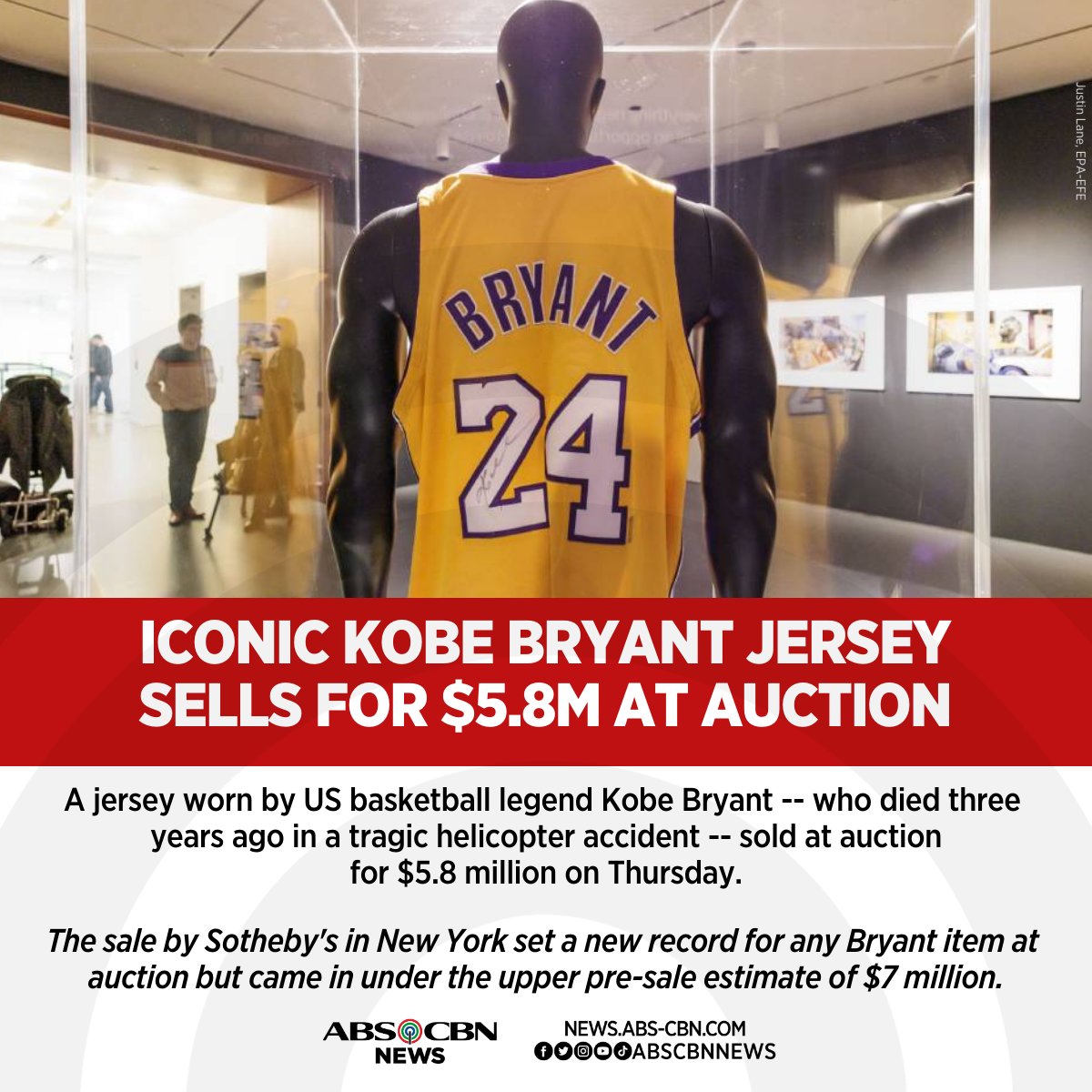 Kobe Bryant - Yellow & Purple Number 24 Kobe Jersey Set