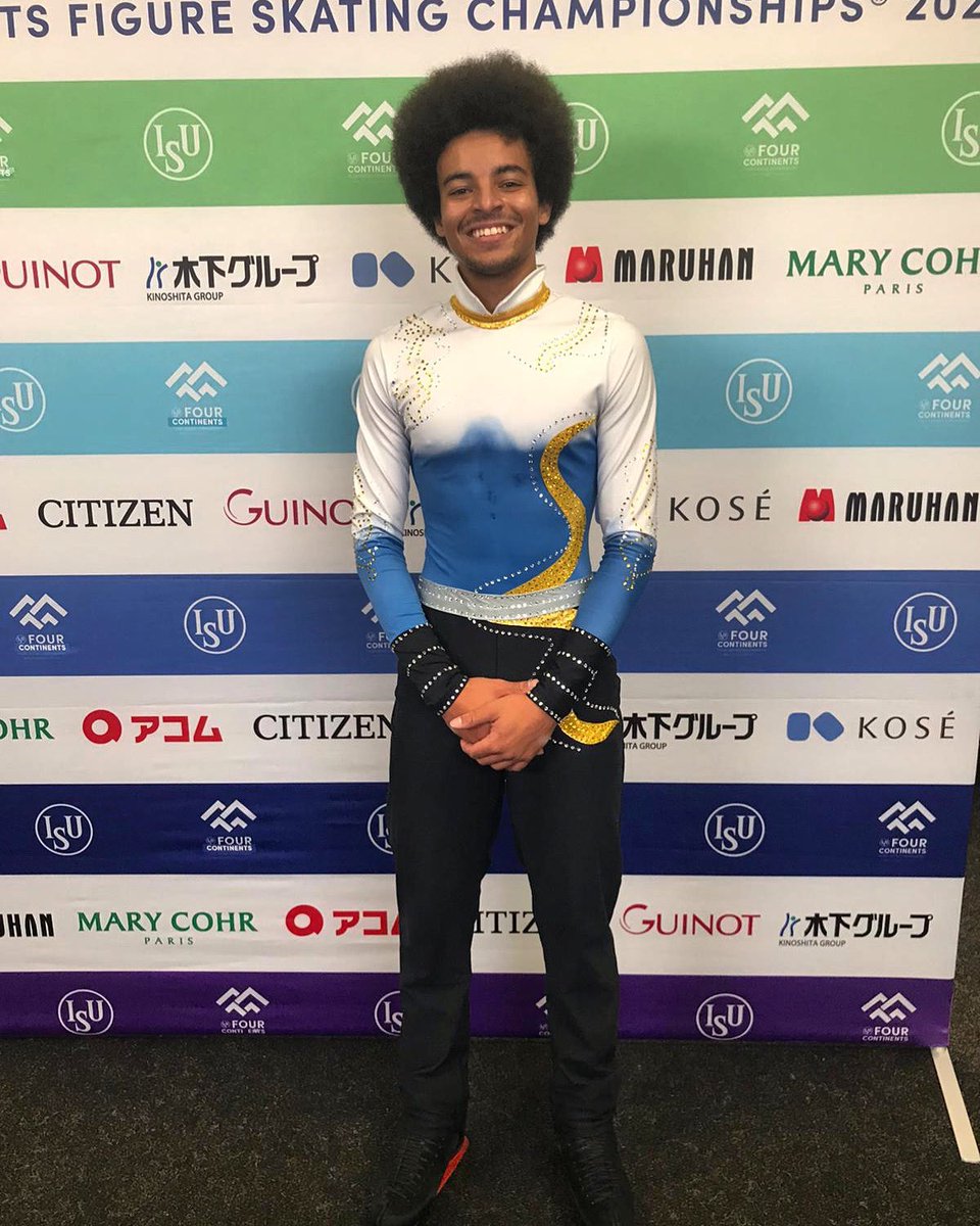 goldenskate's tweet photo. #DarianKaptich 🇦🇺 PB 58.22: “Just to be here is very nice, I think I did pretty well for that being my first ISU championships. I didn’t really feel pressure here, I just came here to have fun. It feel really nice to have people all around the world watching you!”

#4ContsFigure https://t.co/00NTAH3jXe