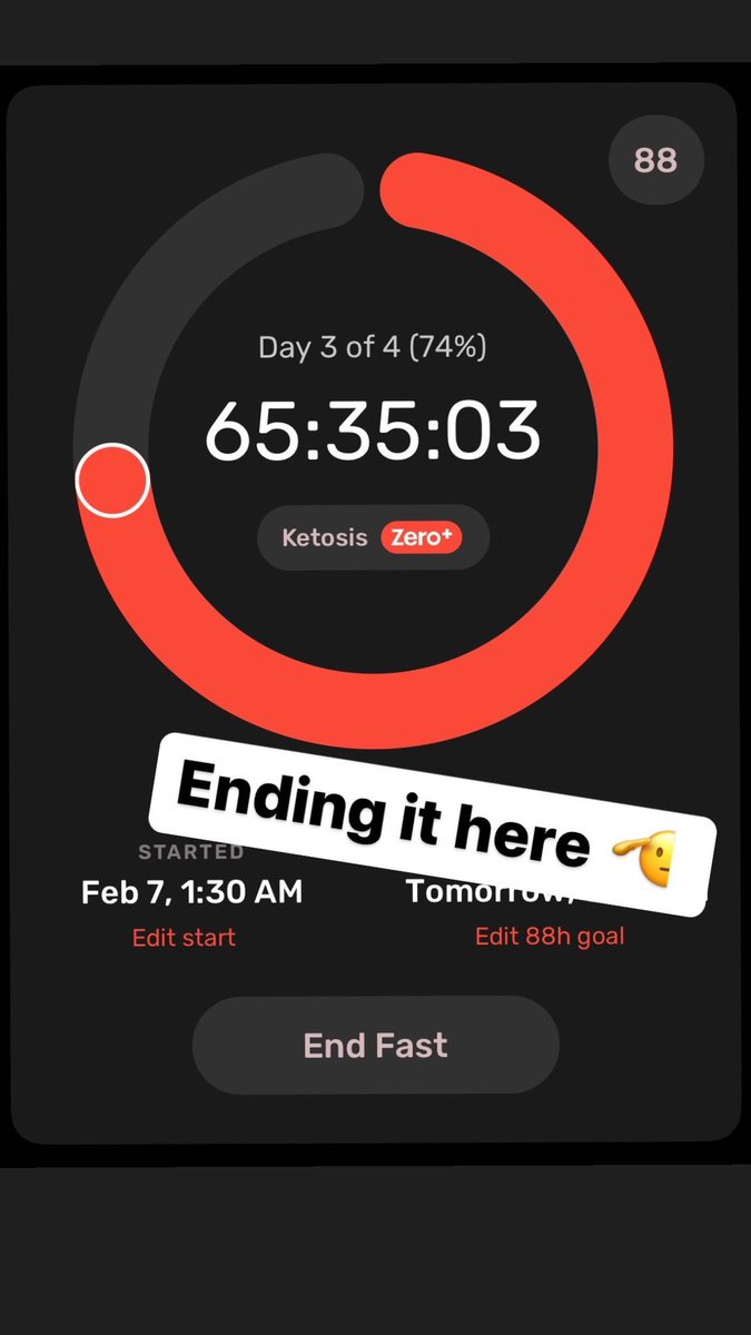 TrustlessState's tweet photo. That’s a wrap 🫡 

Most people ask: “how do you do this??”

The answer is simple: 

Fasting feels f**king great. https://t.co/upGMSpxoTI