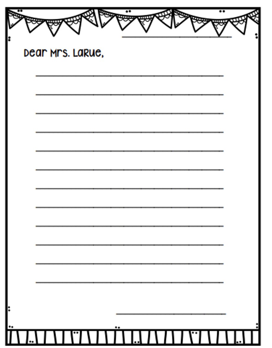 Dear. Mrs. Larue was a persuasive writing activity that my 4/5S practicum class completed during my time in their class. It was an activity that connected with the read aloud book of Dear Mrs. LaRue by Mark Teague. They had very convincing and creative letters! <a href="/PJLanguageArts/">PJ Language Arts Methodology UWindsor</a>
