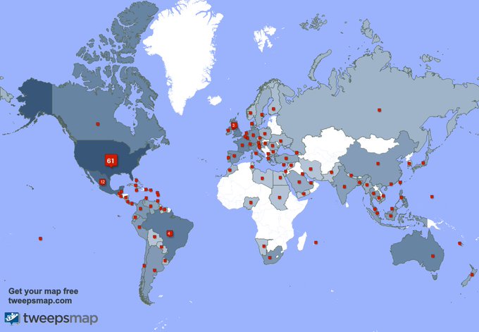 My followers live in USA (62%), Mexico(12%)... Get your map: https://t.co/qdhQpJMyyI https://t.co/Lu<a href="/tag/palmsprings"class="tags"><span>#palmsprings</span></a><a href="/tag/nsfw"class="tags"><span>#nsfw</span></a><a href="/tag/uncutmex"class="tags"><span>#uncutmex</span></a><a href="/tag/hungmexican"class="tags"><span>#hungmexican</span></a>