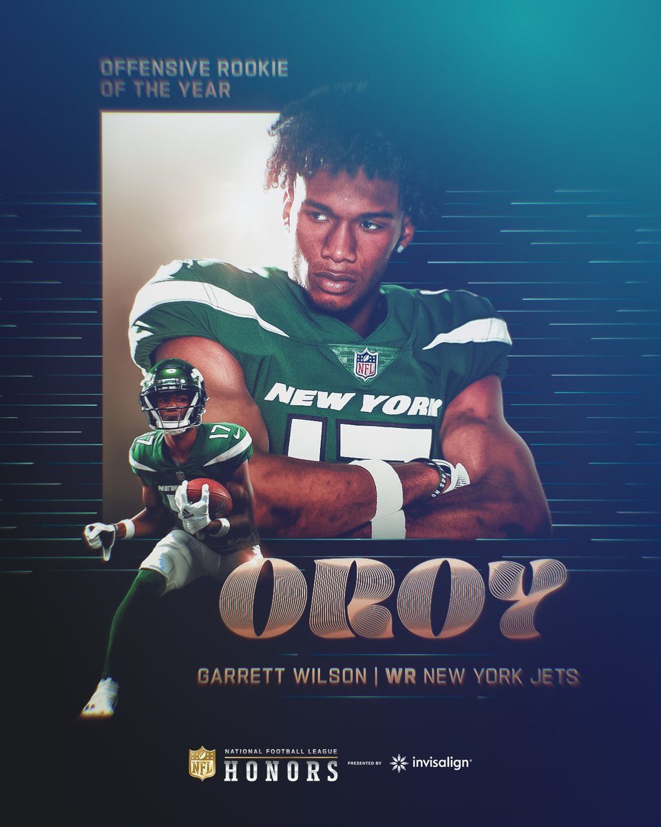 Breaking: Garrett Wilson is the NFL’s 2022 Offensive Rookie of the Year 👏