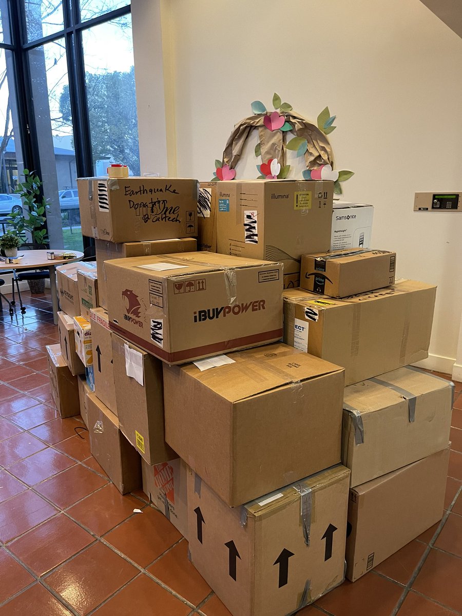 ArdaSecme's tweet photo. What a day 🤩We truly appreciate Caltech community and our friends helped for sorting and packing… https://t.co/slIkxlOSsN