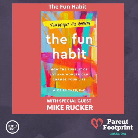 .@performbetter @AtriaBooks Are you seeking joy, happiness, and ways to build fun into a daily habit? Listen to Mike Rucker on our new Parent Footprint podcast episode available now on @wonderymedia @exactlyright or wherever you listen! #fun #thefunhabit podcasts.apple.com/us/podcast/par…
