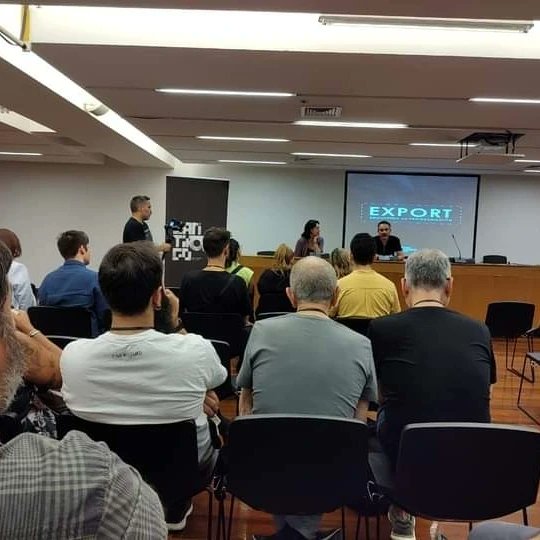 MercadoGIRART's tweet photo. 🎭 GIRART participó del “XII Festival Internacional SANTIAGO OFF" 19 al 28 de enero 2023 en Chile

🌎 Marcelo Castillo, Director de #GIRART fue invitado a participar de #EXPORT "Encuentro de Programadores" y de la Asamblea de la REDELAE

¡Gracias por la invitación @santiagooff! https://t.co/lLl1ag1do5