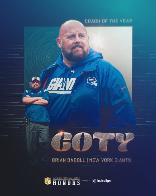 New York Giants' Brian Daboll named 2022 AP Coach of the Year