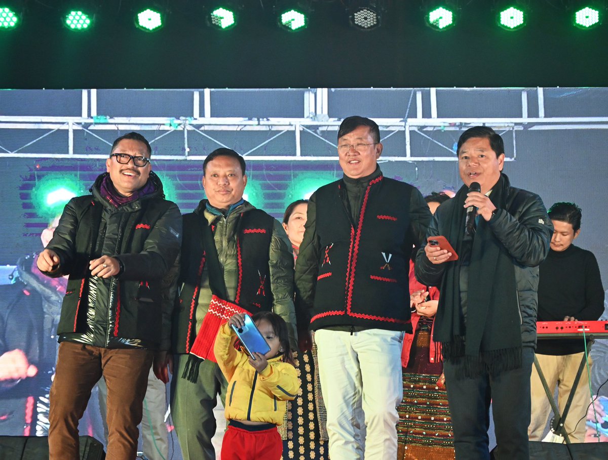 Delighted to attend the 1st edition of #TeritValleyFestival2023 at Jairampur, Changlang as chief guest alongwith my friends HMLA Thrizino Shri Kumsi Sidisow as guest of honour, HMLA Namsai Shri Chau Jingnu Namchoom as special guest, HMLA Nampong Shri Laisam Simai and others.