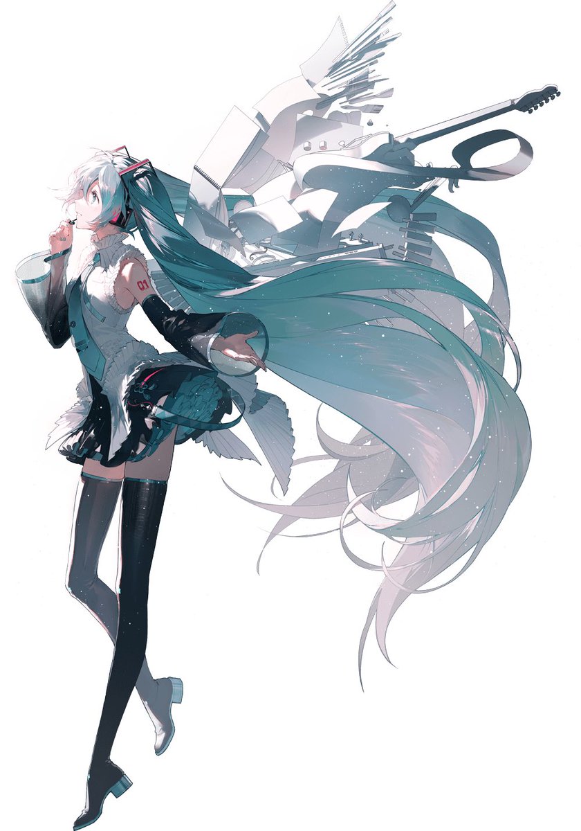 kzzrttt's tweet photo. rella’s design for 16th anniversary miku holy shit https://t.co/CQJZshJQp3