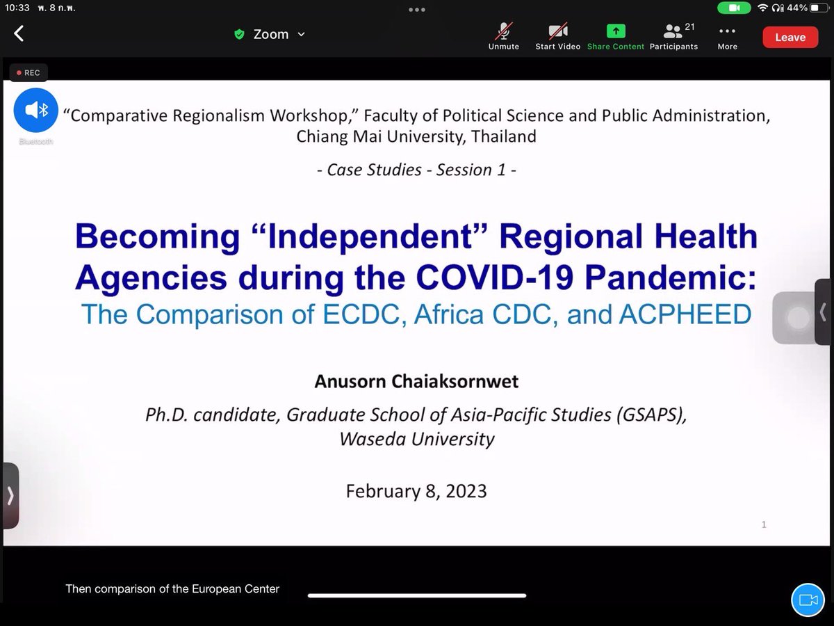 ASEANTCSW's tweet photo. ATCSW joined "Comparative Regionalism Workshop," Faculty of Political Science and Public Administration,
Chiang Mai University, Thailand
We are honored and appreciated for the workshop from CMU and looking forward to our collaboration in the future. #ATCSW #Thailand #CMU https://t.co/eH6k9mPoXt