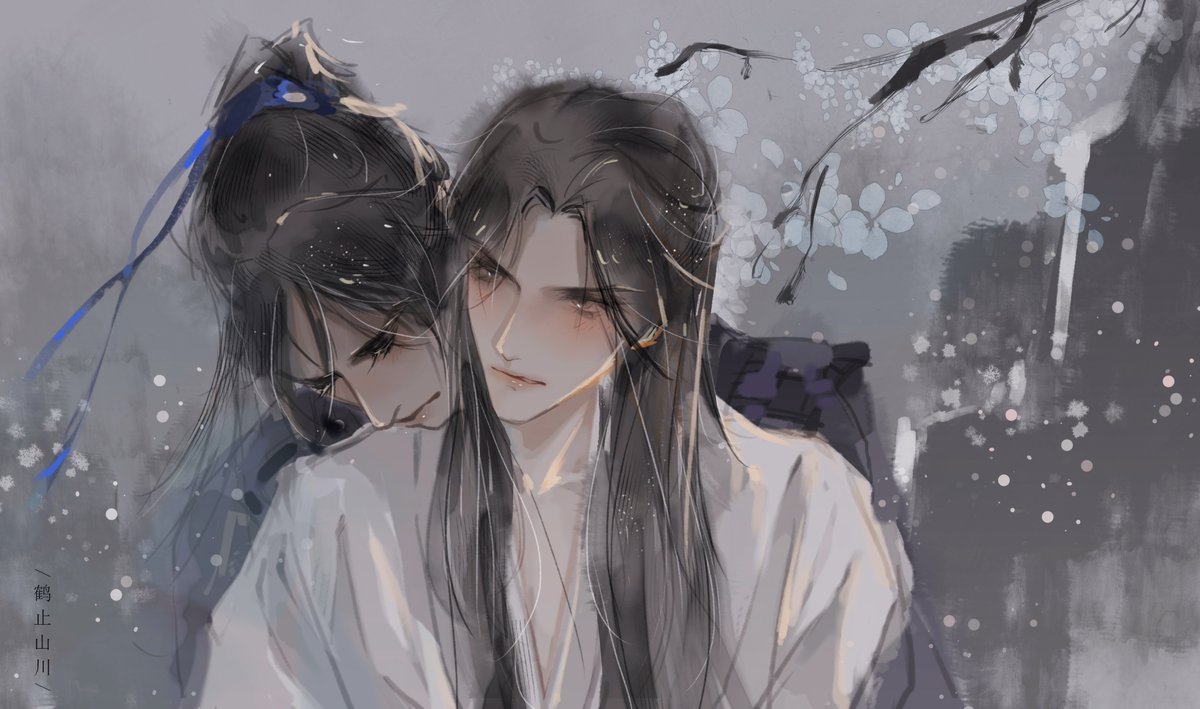 2ha #二哈和他的白猫师尊（196章）墨燃一边亲吻着他的耳背，埋首在他颈