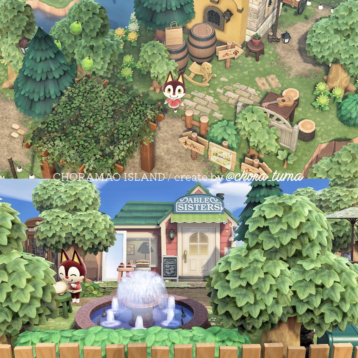 chora_tuma's tweet photo. たまに島に帰ると癒される🌲🍃

#どうぶつの森 #あつ森 https://t.co/fr0FtNwKQb