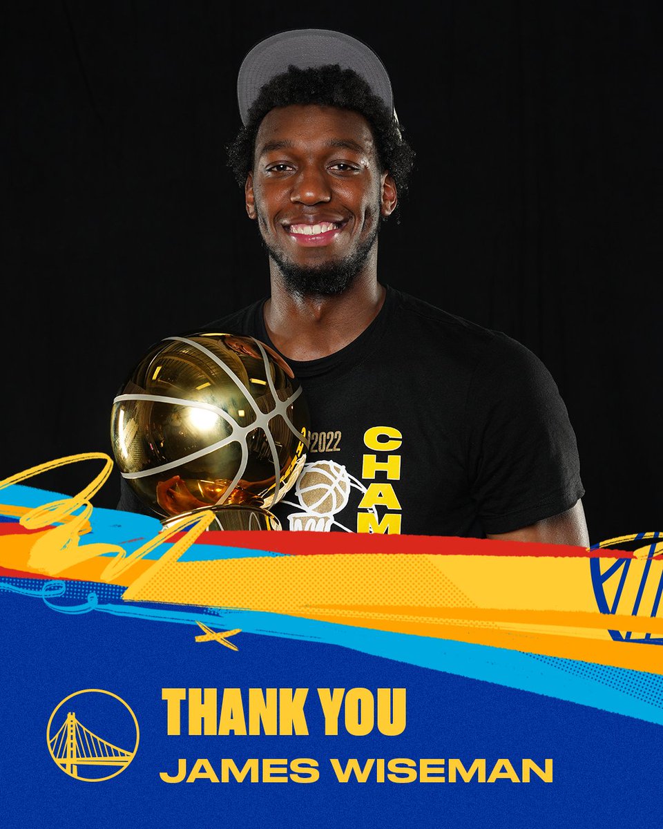 Drafted to The Bay & became a champion. 

Thank you, @BigTicket_JW. Best of luck in Detroit.