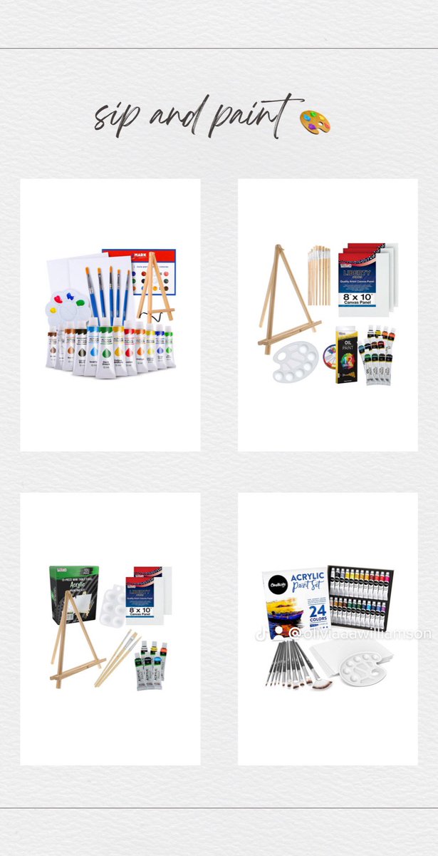 oliviaaaw123's tweet photo. At home date ideas - 
** all of these are linked in my Amazon storefront in my bio** 
Lego flowers
Memory book/scrapbook 
Crime mystery game
Sip and paint https://t.co/5lSFnazBWq