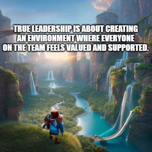 Ben_K_Richard's tweet photo. True leadership is about creating an environment where everyone on the team feels valued and supported.
#leadership #support https://t.co/R1CJq45Ss4