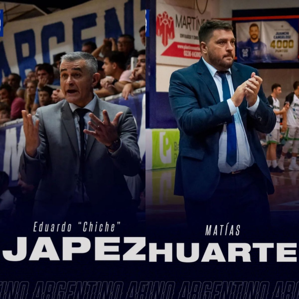 LaCasadelTurco's tweet photo. Argentino anunció la salida de Eduardo Jápez y la llegada de Matías Huarte para conducir al equipo en lo que queda de la temporada.
#ArgentinodeJunin #LNB #LaLiga https://t.co/NyrJJRqgEk